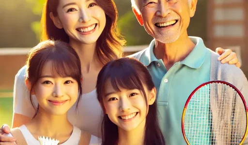 【中学はバドミントン】板東英二の孫とのふれあいと家族構成！2人の娘や娘婿の情報も
