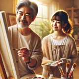 あさぎーにょの父親は元芸人の大西浩仁で離婚後の現在は画家生活