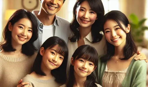我妻悠香の家族構成は父親・母親・姉妹2人で合計5人だといわれている